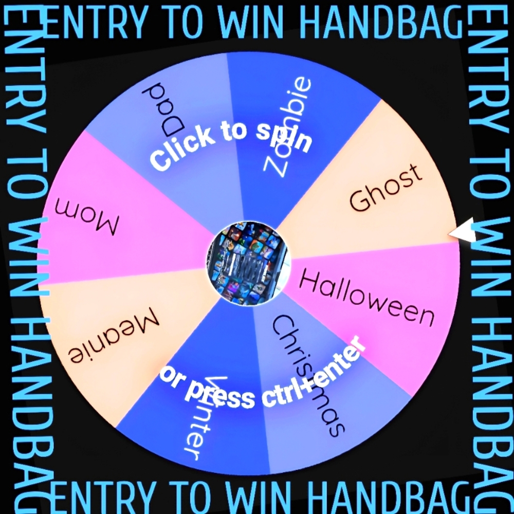 PURCHASE FOR ENTRY TO WIN HANDBAG